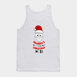 Grandpa's Christmas Grin Tank Top